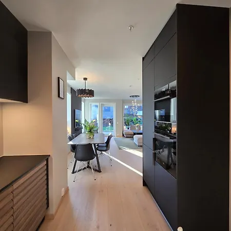 Exclusive Townhouse With Private Rooftop אוסלו